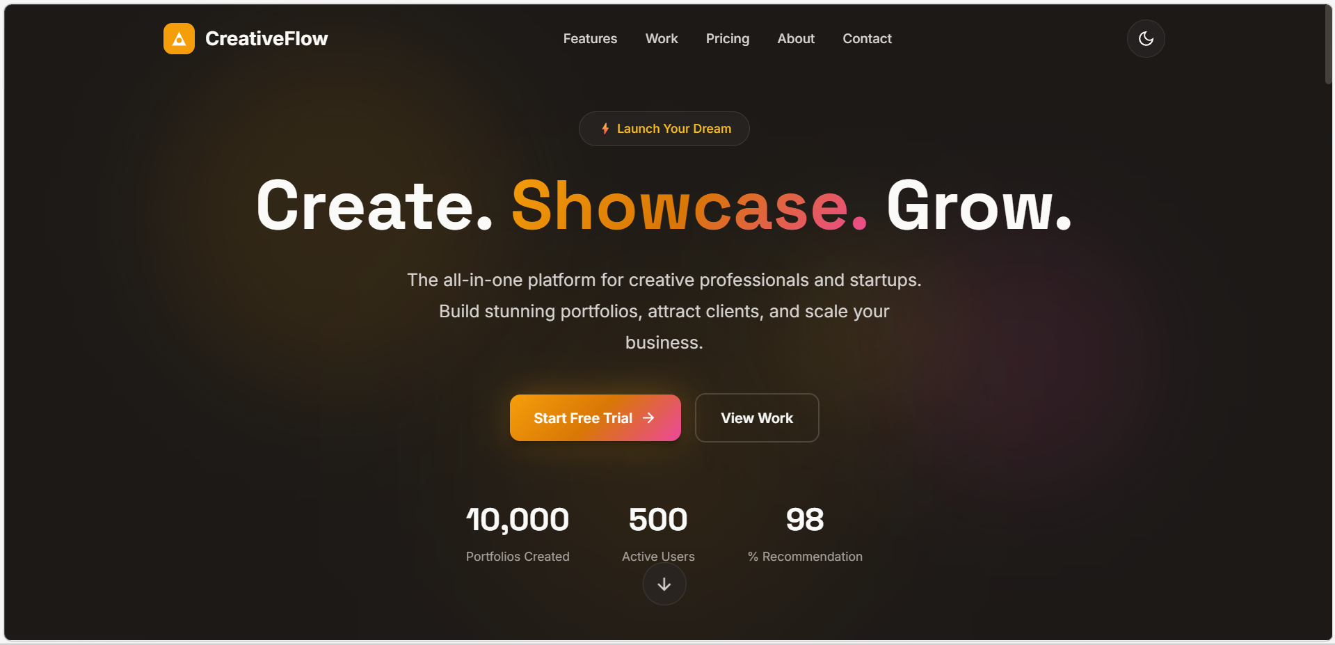 Portfolio Template Preview